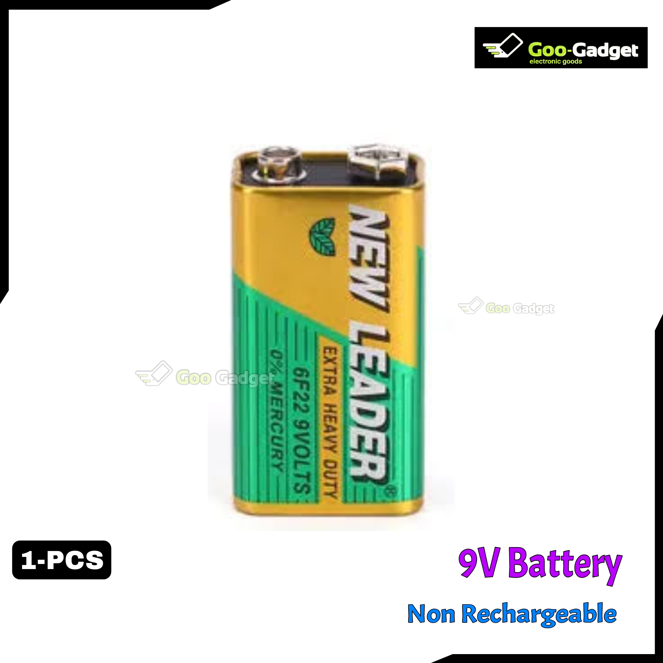 Leader 6F22 9V Battery