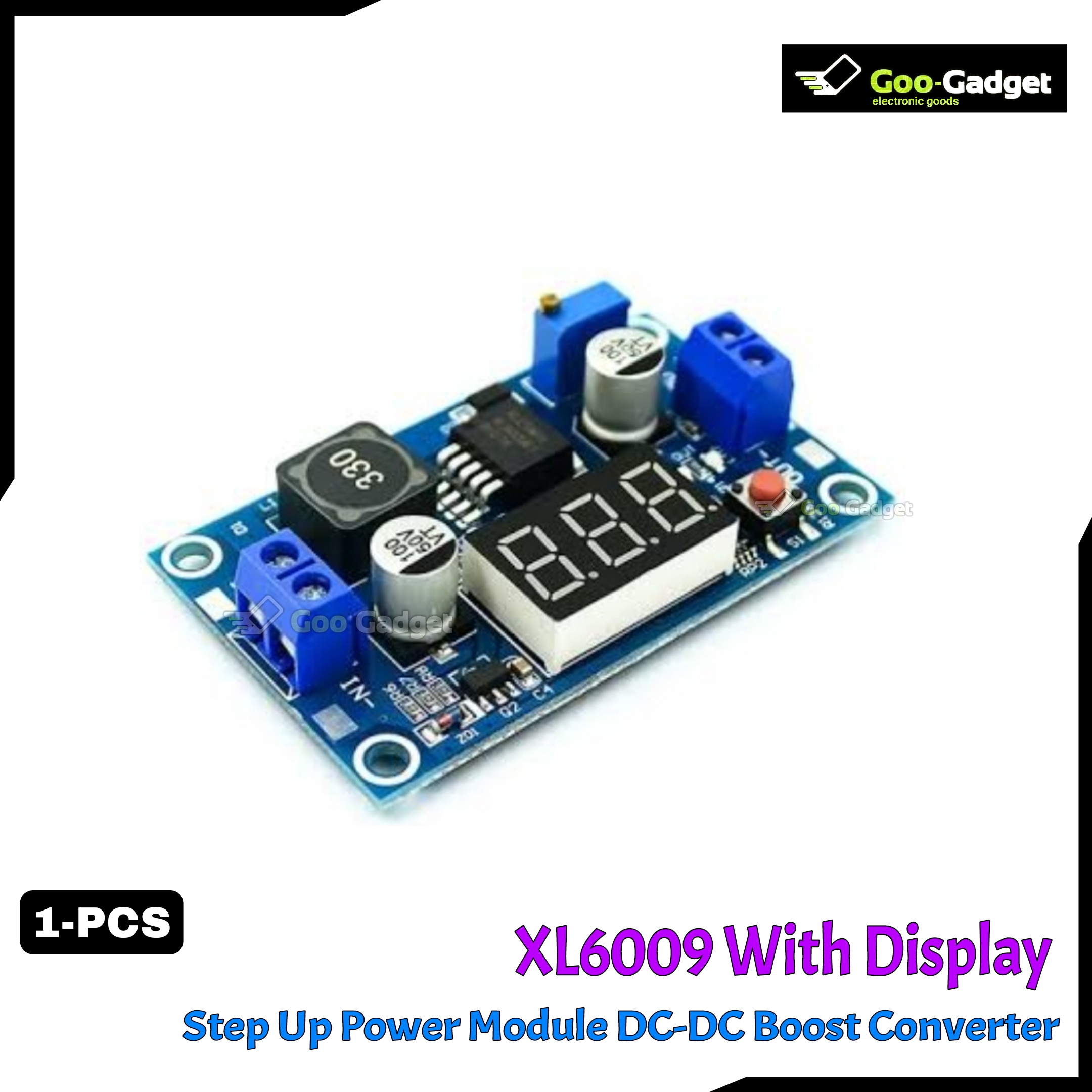 XL6009 Step Up Power Module DC-DC Boost Converter With Display