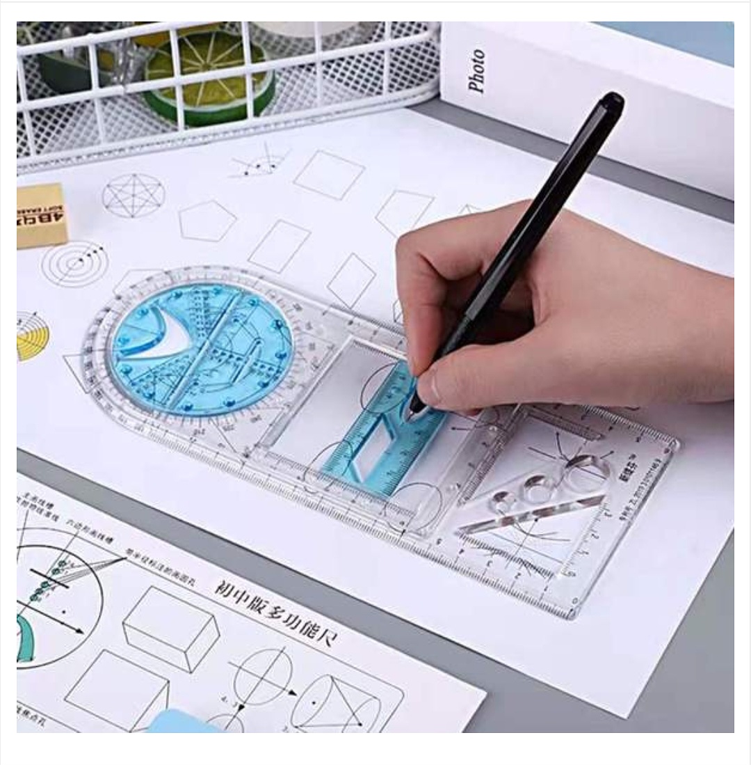 Multi-functional activity drawing ruler for school students_img_2