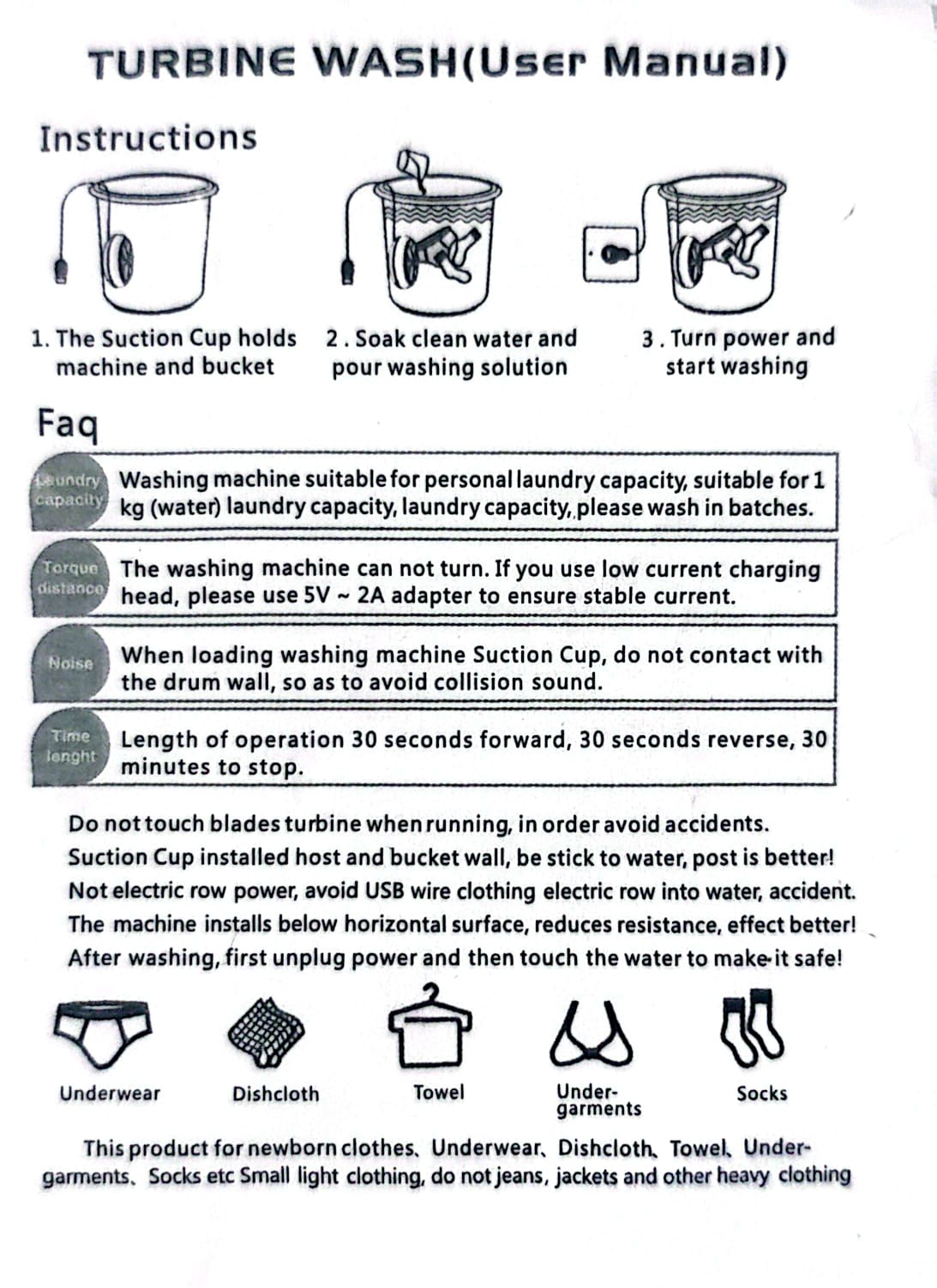 Turbine Wash Portable Washing Machine [Dormitory USB Bucket washer]_img_13