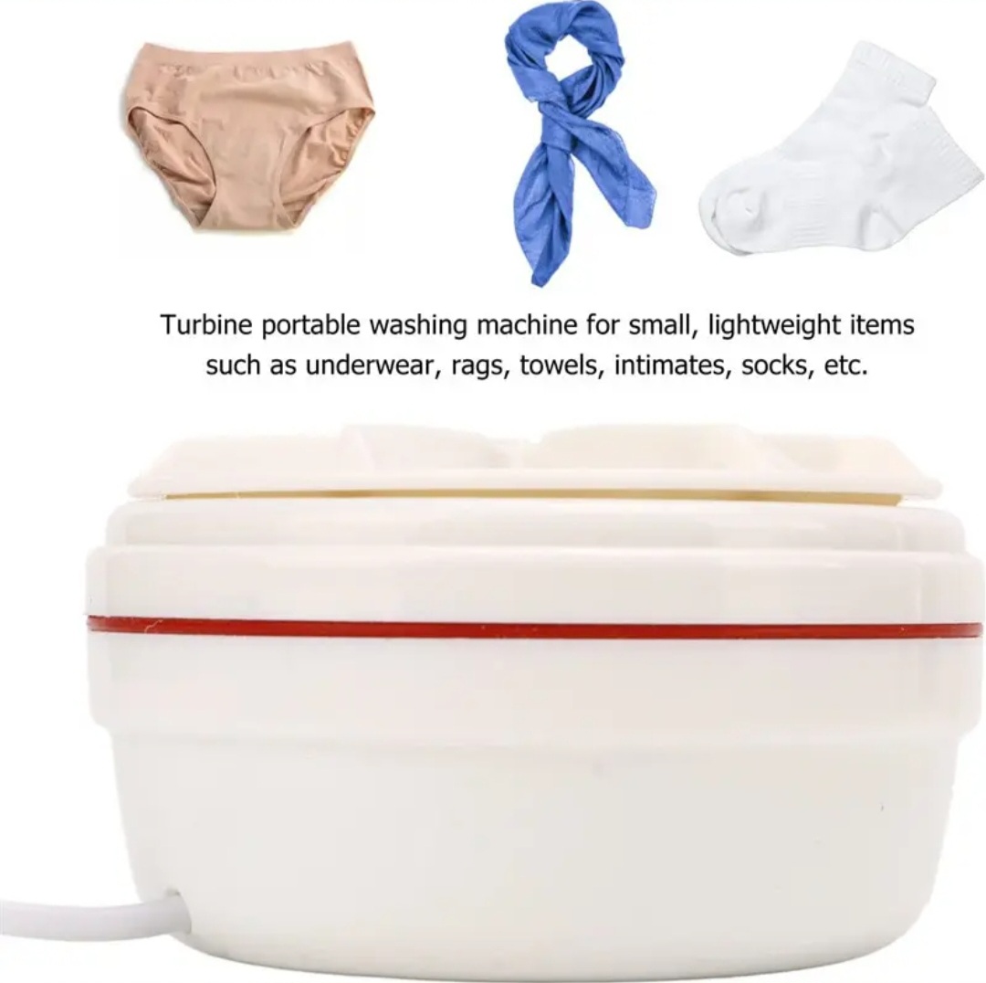 Turbine Wash Portable Washing Machine [Dormitory USB Bucket washer]_img_2