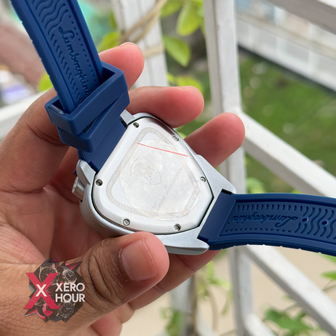 Lamborghini Sport Silicon Strap Watch | Blue Strap_img_2