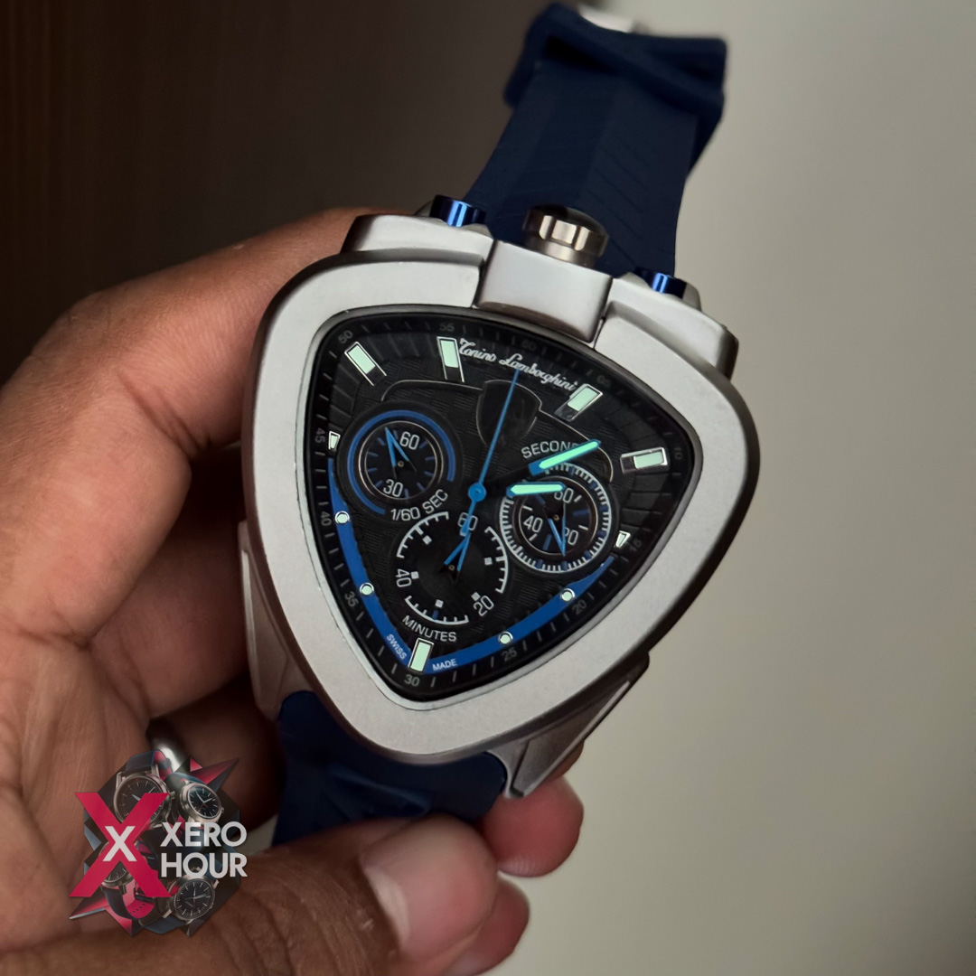 Lamborghini Sport Silicon Strap Watch | Blue Strap_img_6