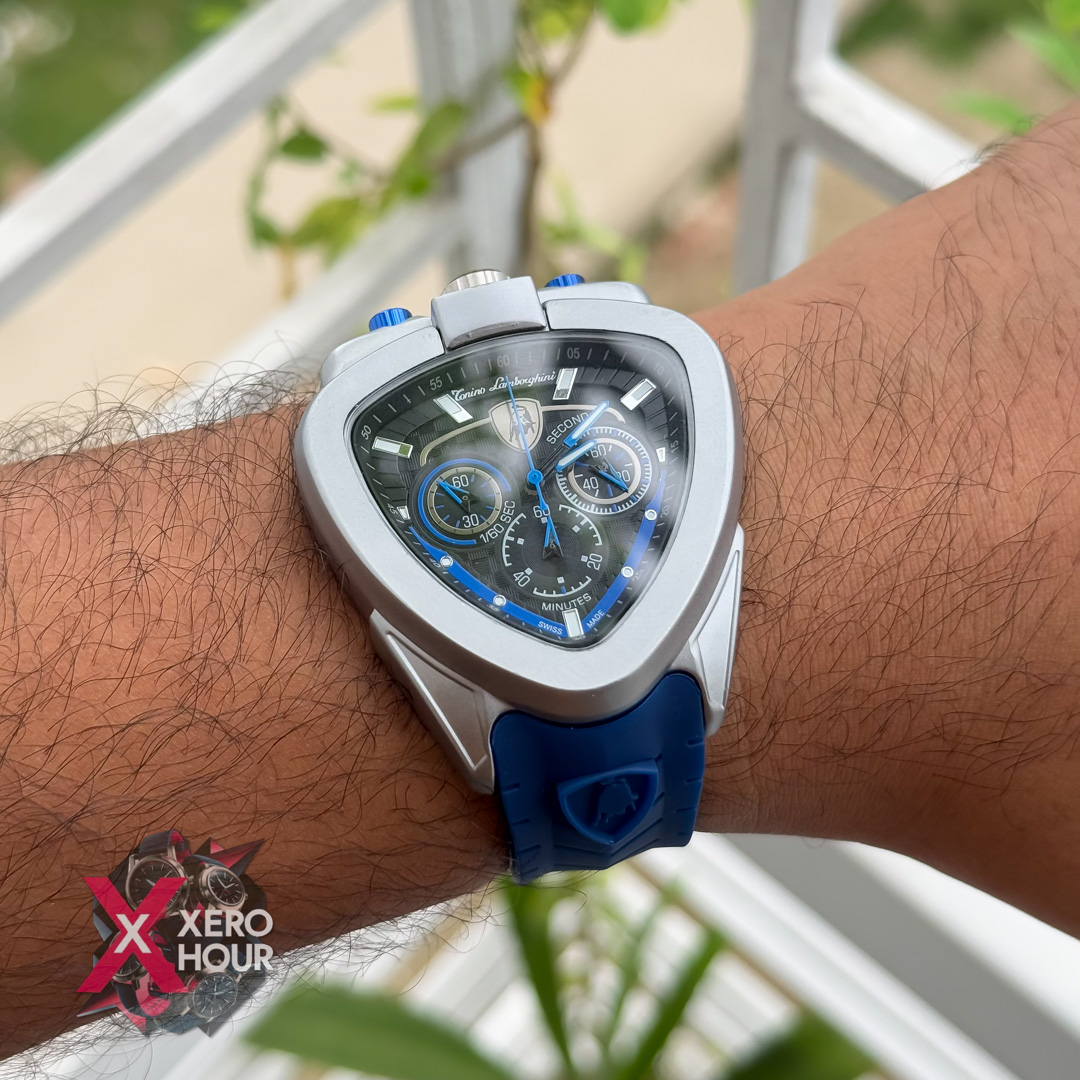 Lamborghini Sport Silicon Strap Watch | Blue Strap_img_7