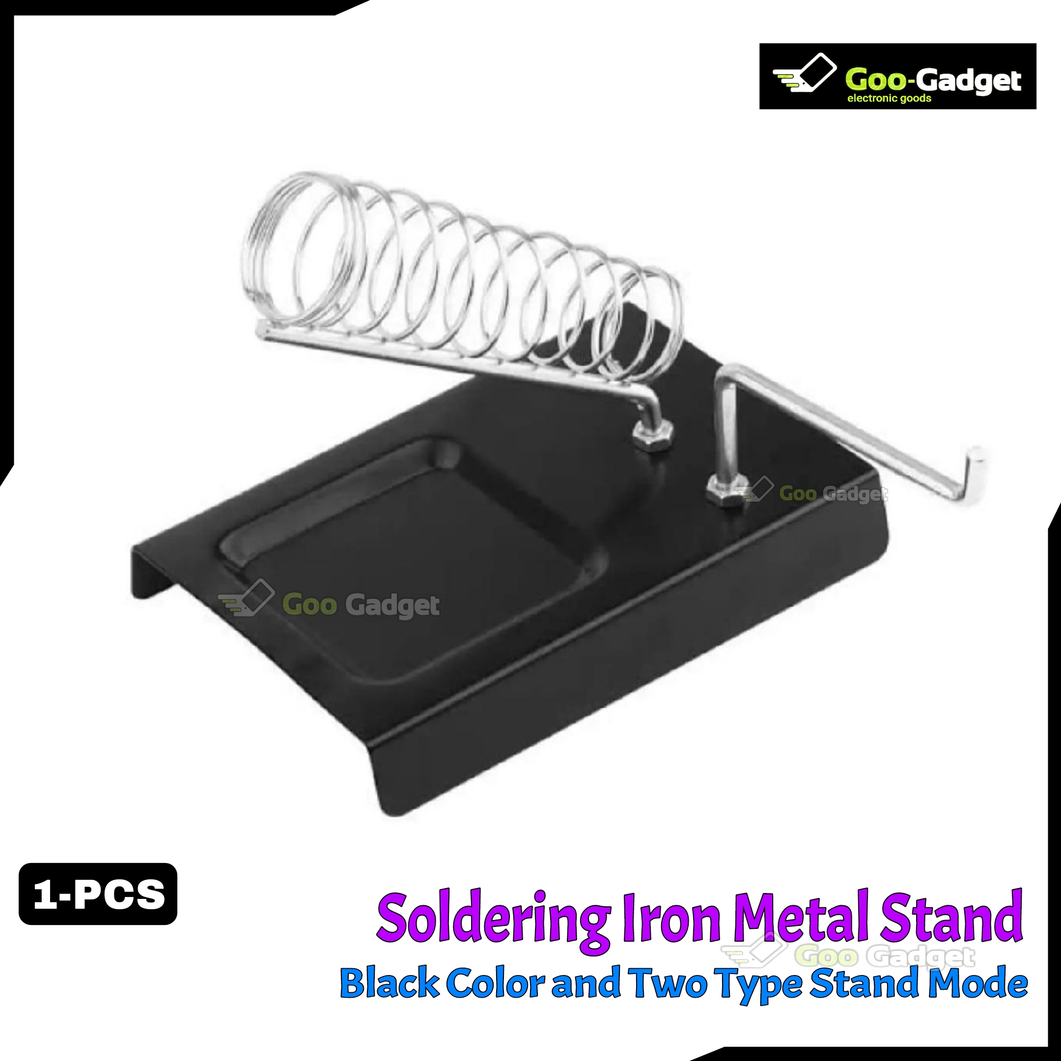 Soldering Iron Metal Stand | Two-Type Stand Mode for Secure and Stable Placement