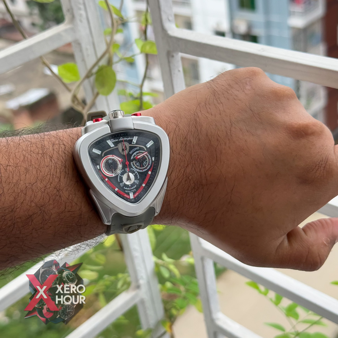 Lamborghini Sport Silicon Strap Watch | Ash Grey Strap_img_6