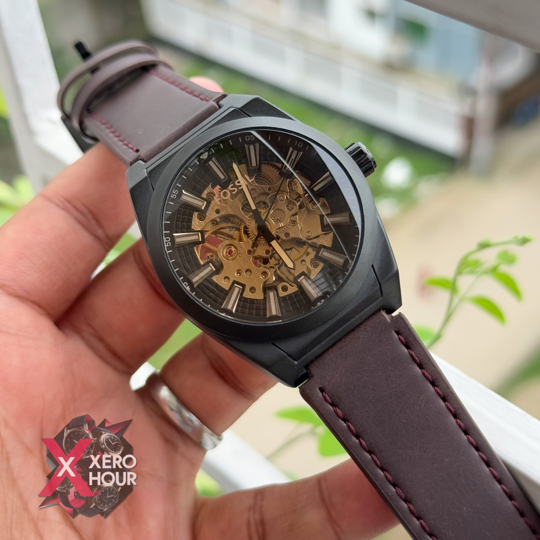 Fossil Automatic movement Watch | Darc Chocolate belt Matte body