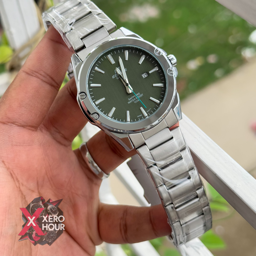 Edifice AA Grade | SS body Date Just | Green Dial_img_3