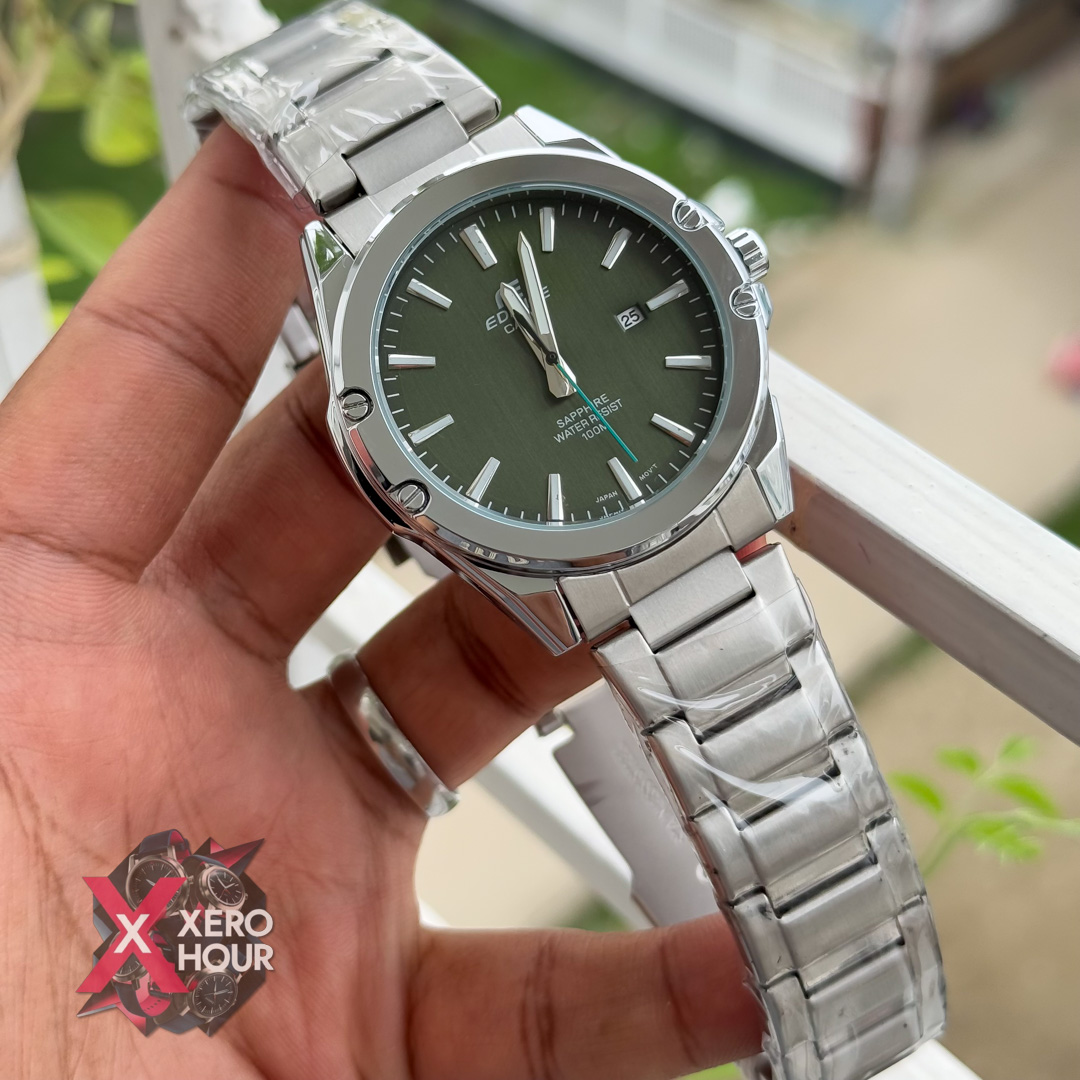 Edifice AA Grade | SS body Date Just | Green Dial_img_4