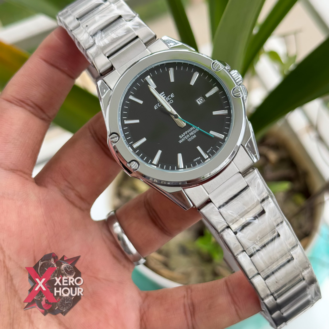 Edifice AA Grade | SS body Date Just | Black Dial_img_4