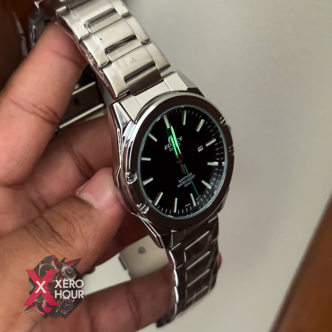 Edifice AA Grade | SS body Date Just | Black Dial_img_6