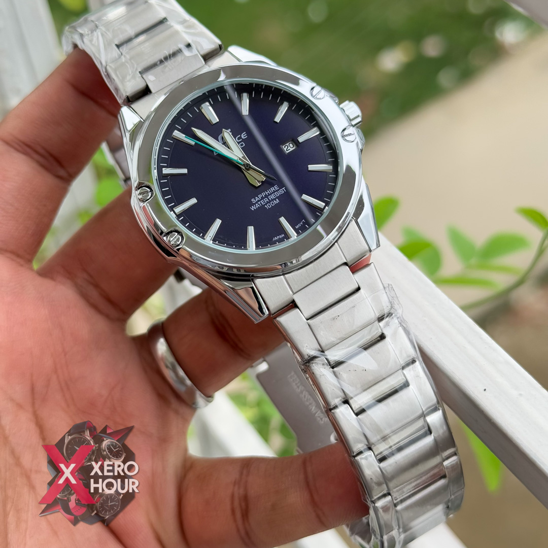 Edifice AA Grade | SS body Date Just | Blue Dial_img_3