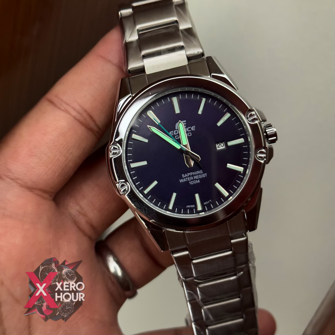 Edifice AA Grade | SS body Date Just | Blue Dial_img_6