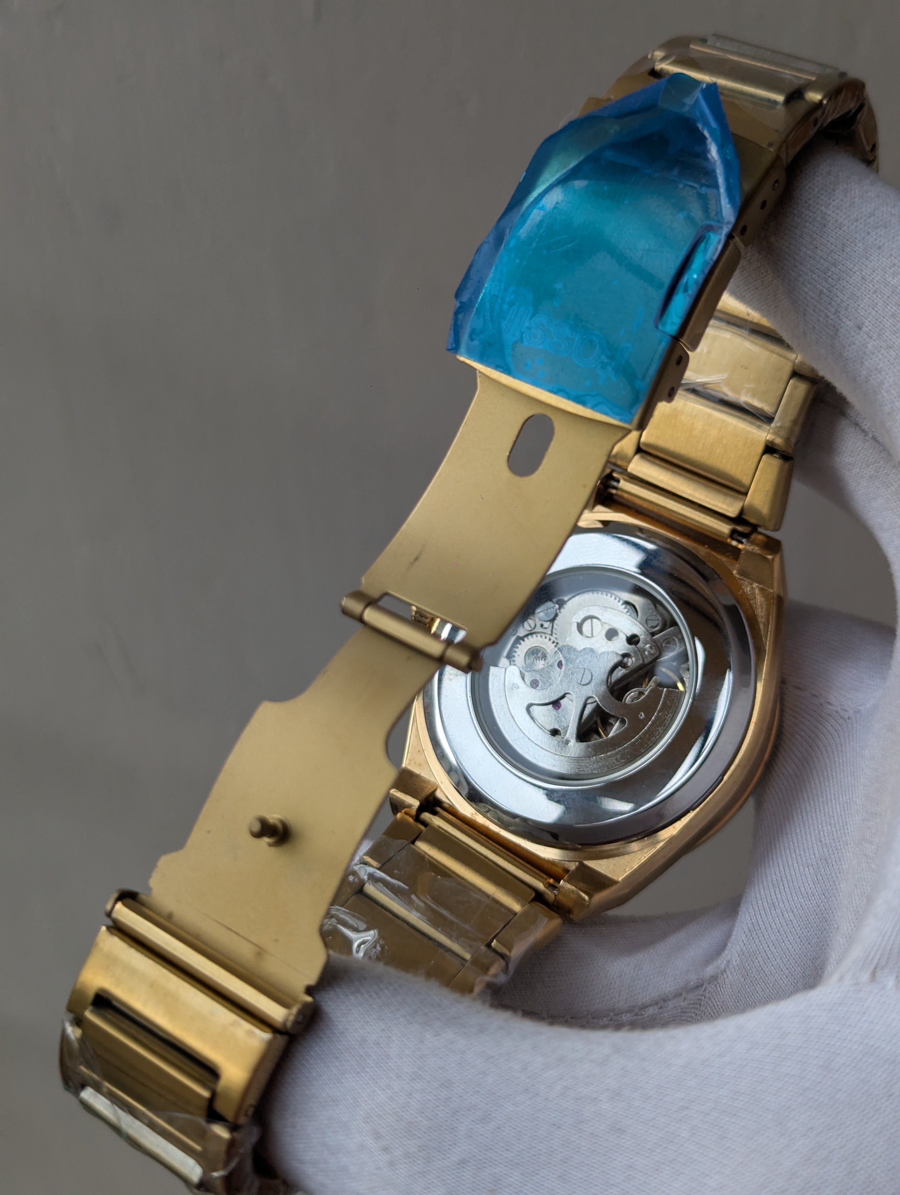 Fossil Mechanical Watch Golden_img_3