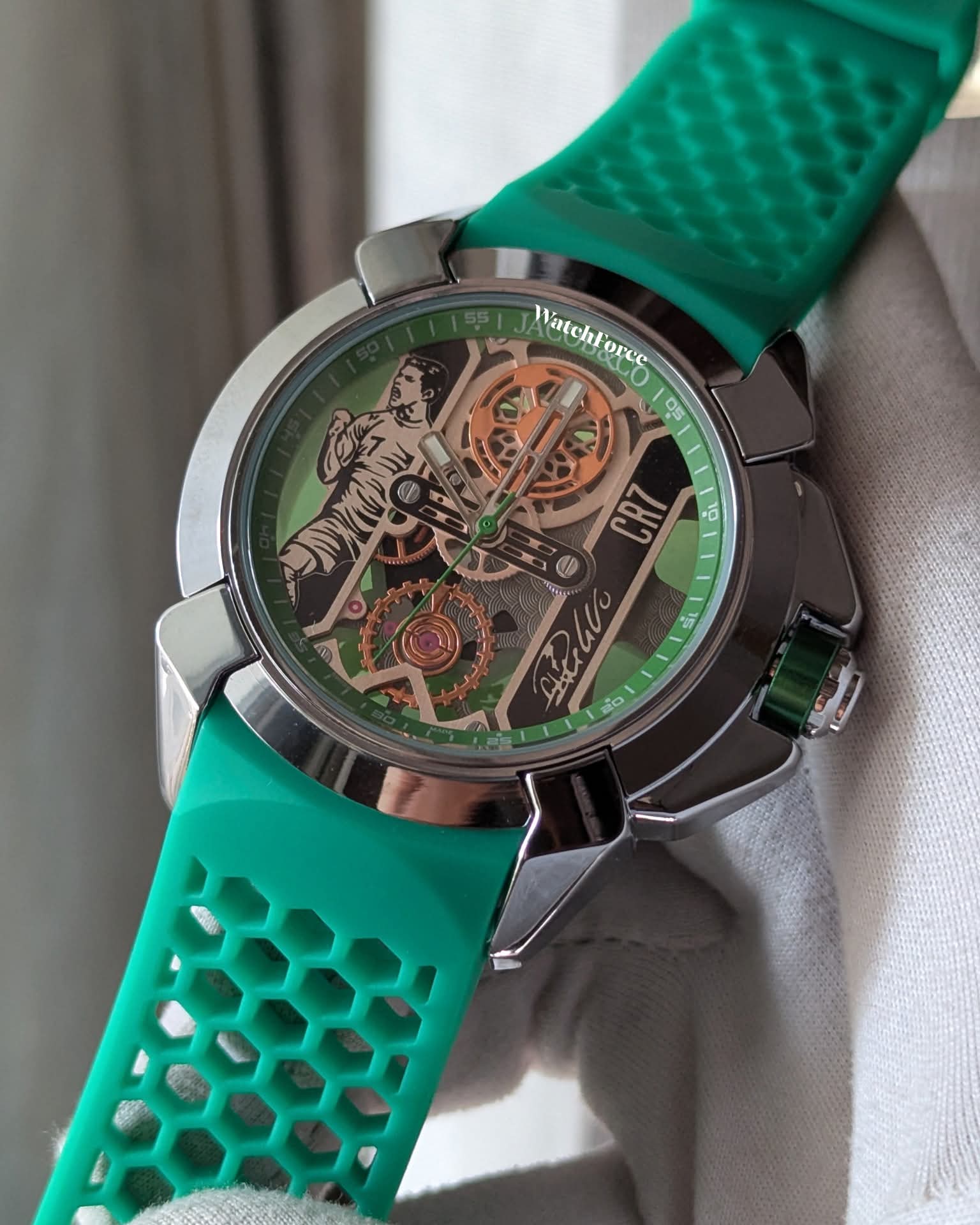 Jacob and co x CR7 Green