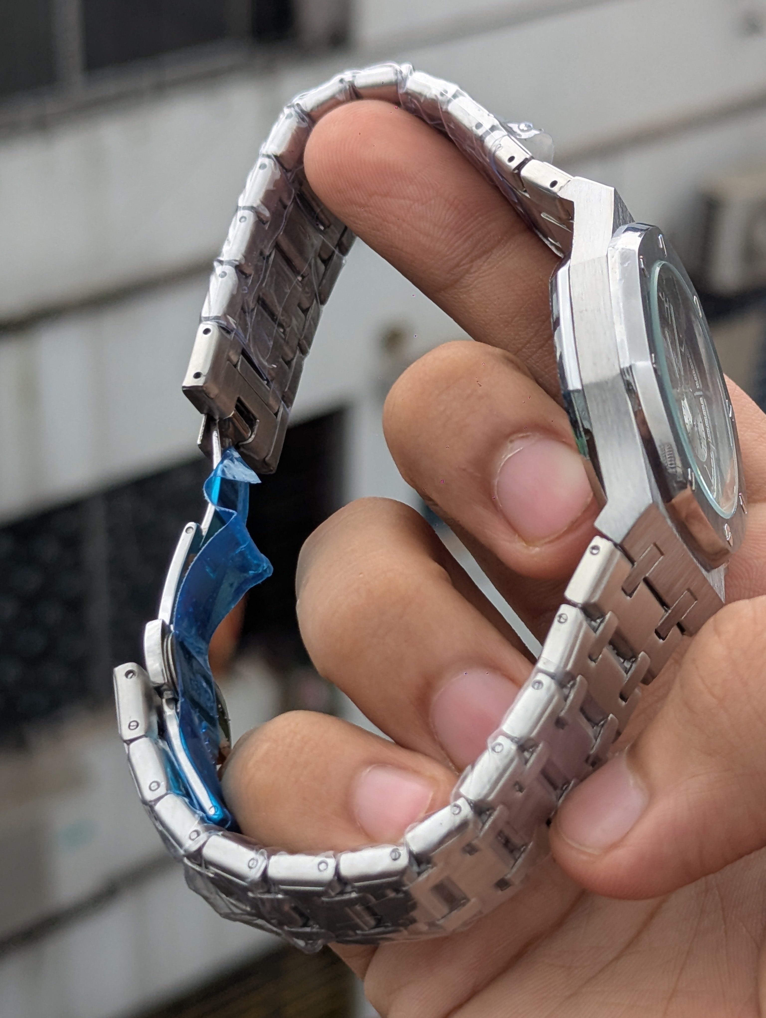 AP Chronograph Watch Silver Face_img_3