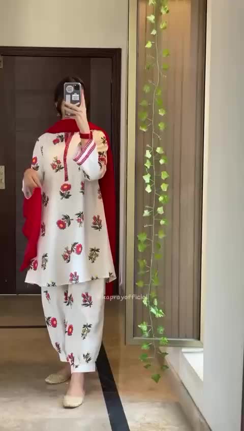 Digital Motif Printed with Neck and Sleeves - Image 1