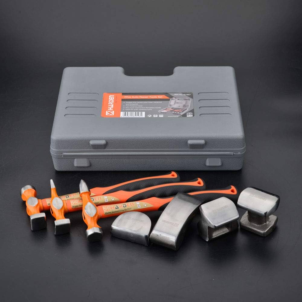 HARDEN Professional 7PCS Vehicle Tool Kit 45 Carbon Steel Auto Car Repair Tools Set,  Model: 590527