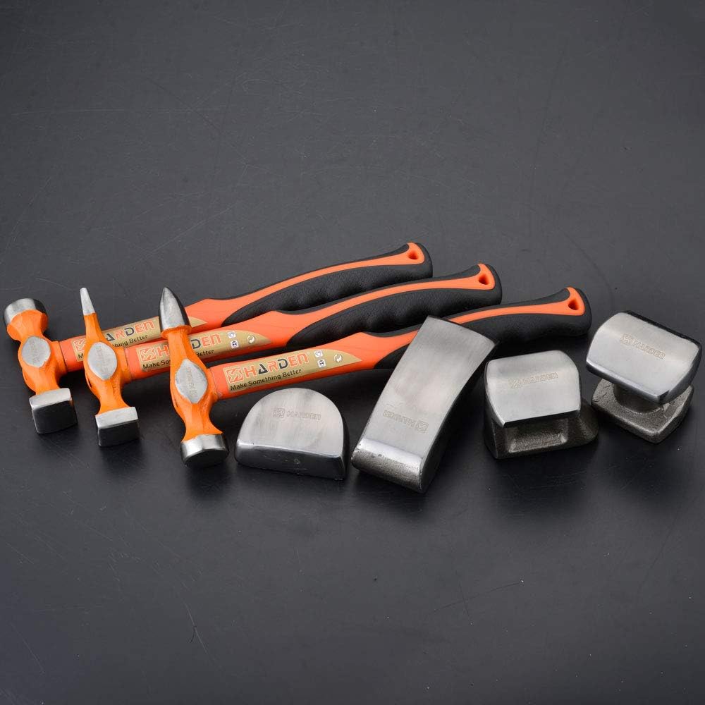 HARDEN Professional 7PCS Vehicle Tool Kit 45 Carbon Steel Auto Car Repair Tools Set,  Model: 590527_img_1