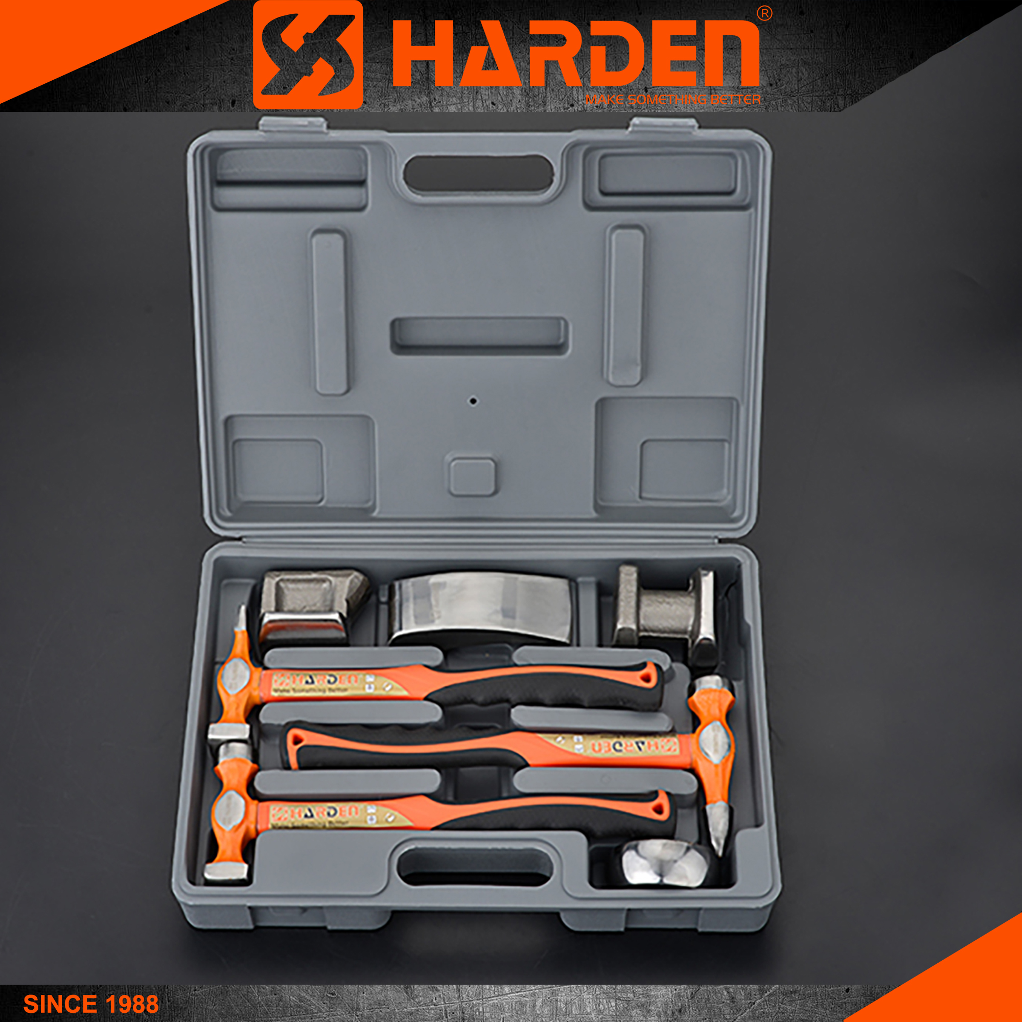 HARDEN Professional 7PCS Vehicle Tool Kit 45 Carbon Steel Auto Car Repair Tools Set,  Model: 590527_img_3