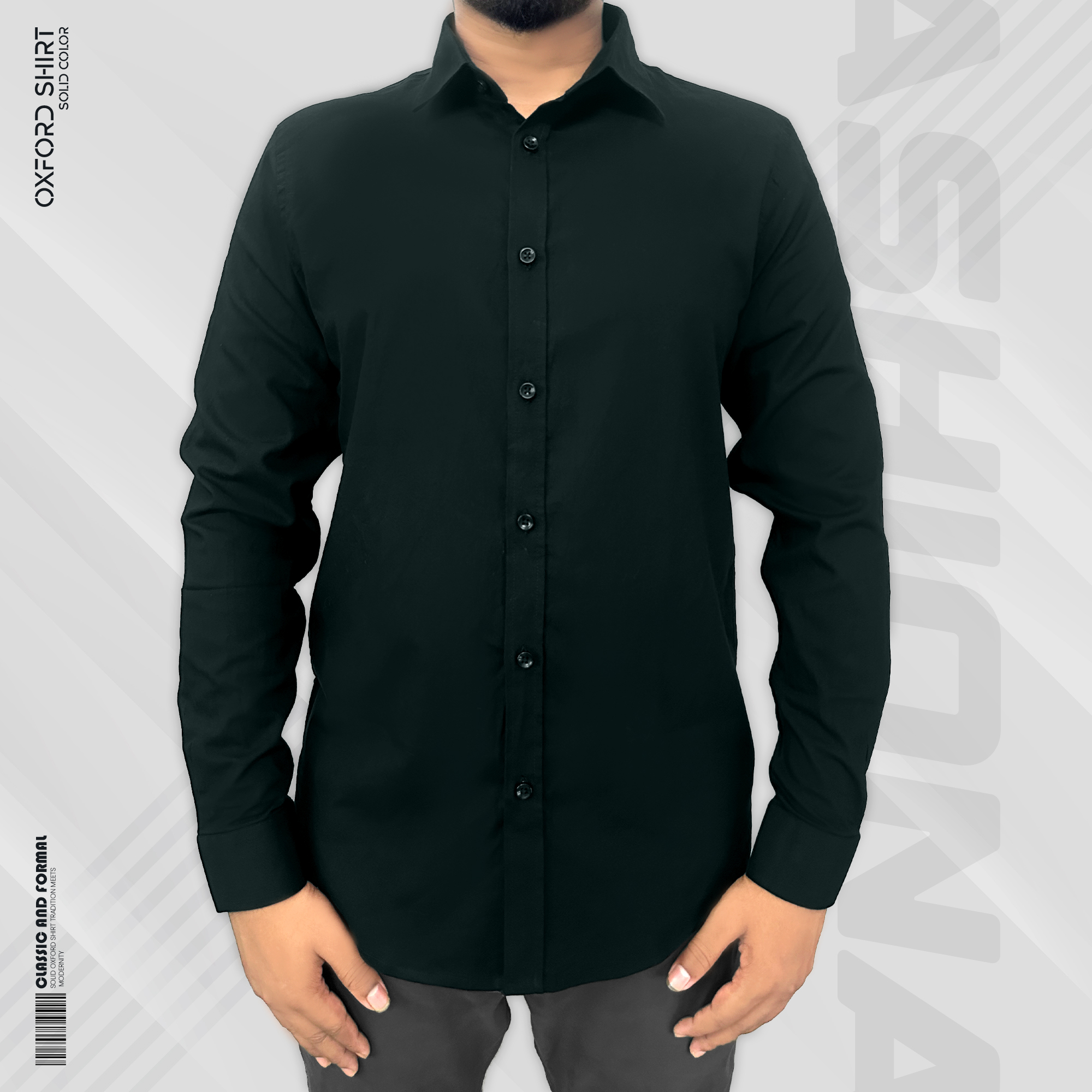 Signature Solid Bottle Green Oxford Shirt