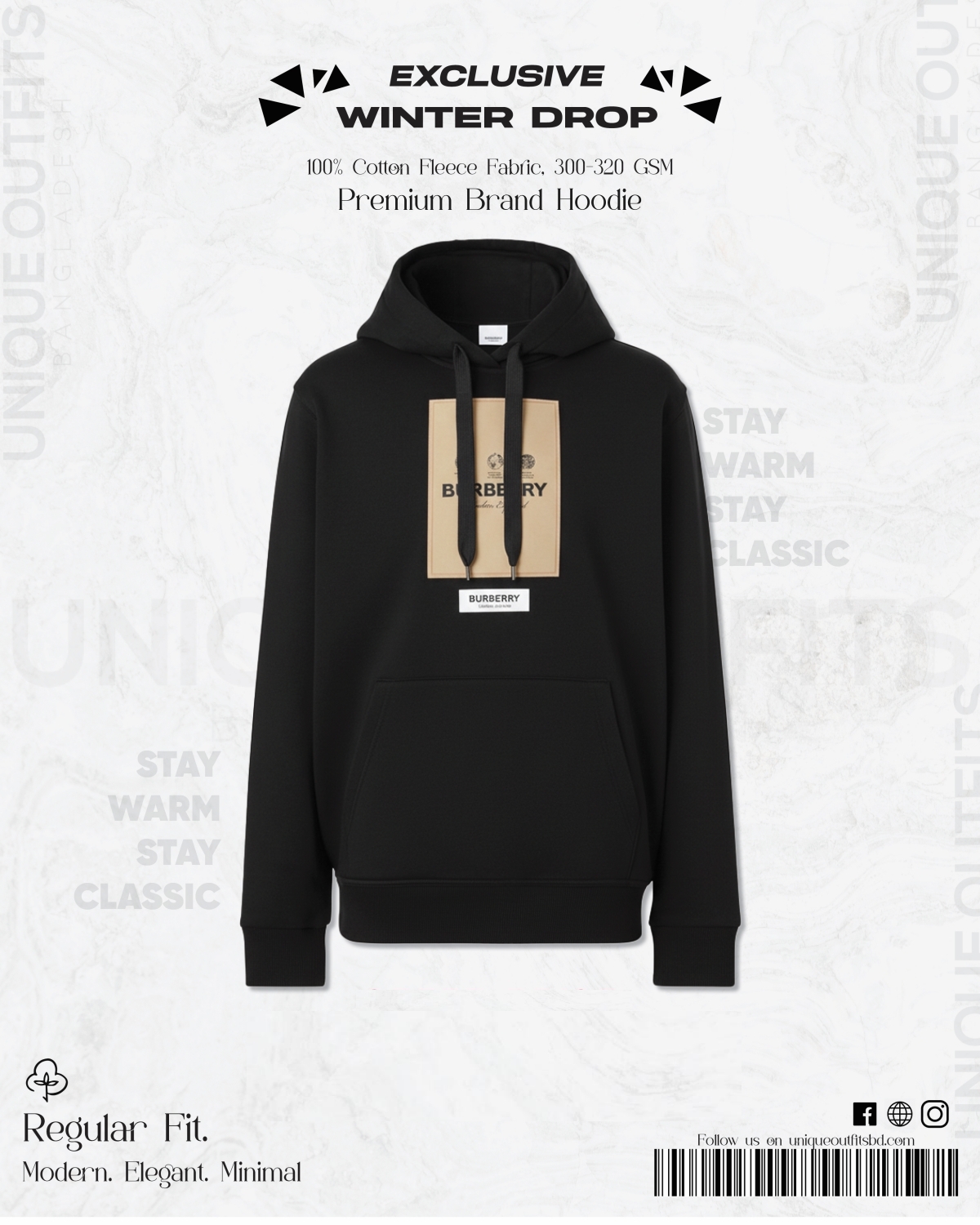 HD23 Premium Brand Hoodie