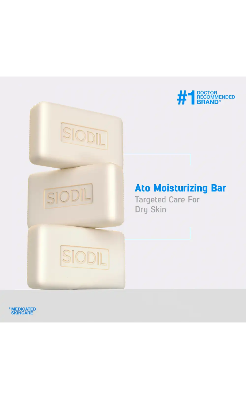 SIODIL Ato Moisturizing Bar 100gm - Image 2