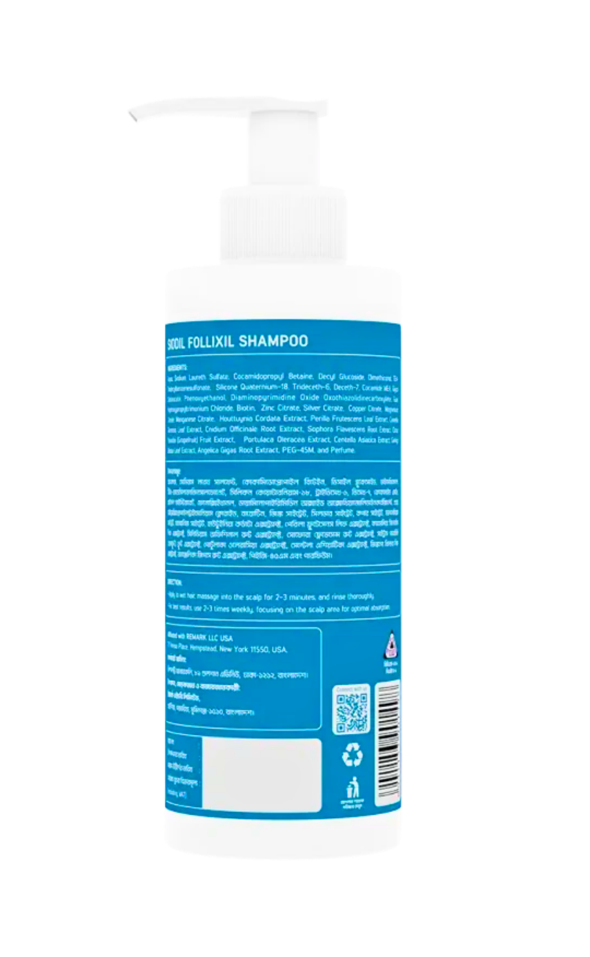Siodil Follixil Shampoo - 200ml - Image 6