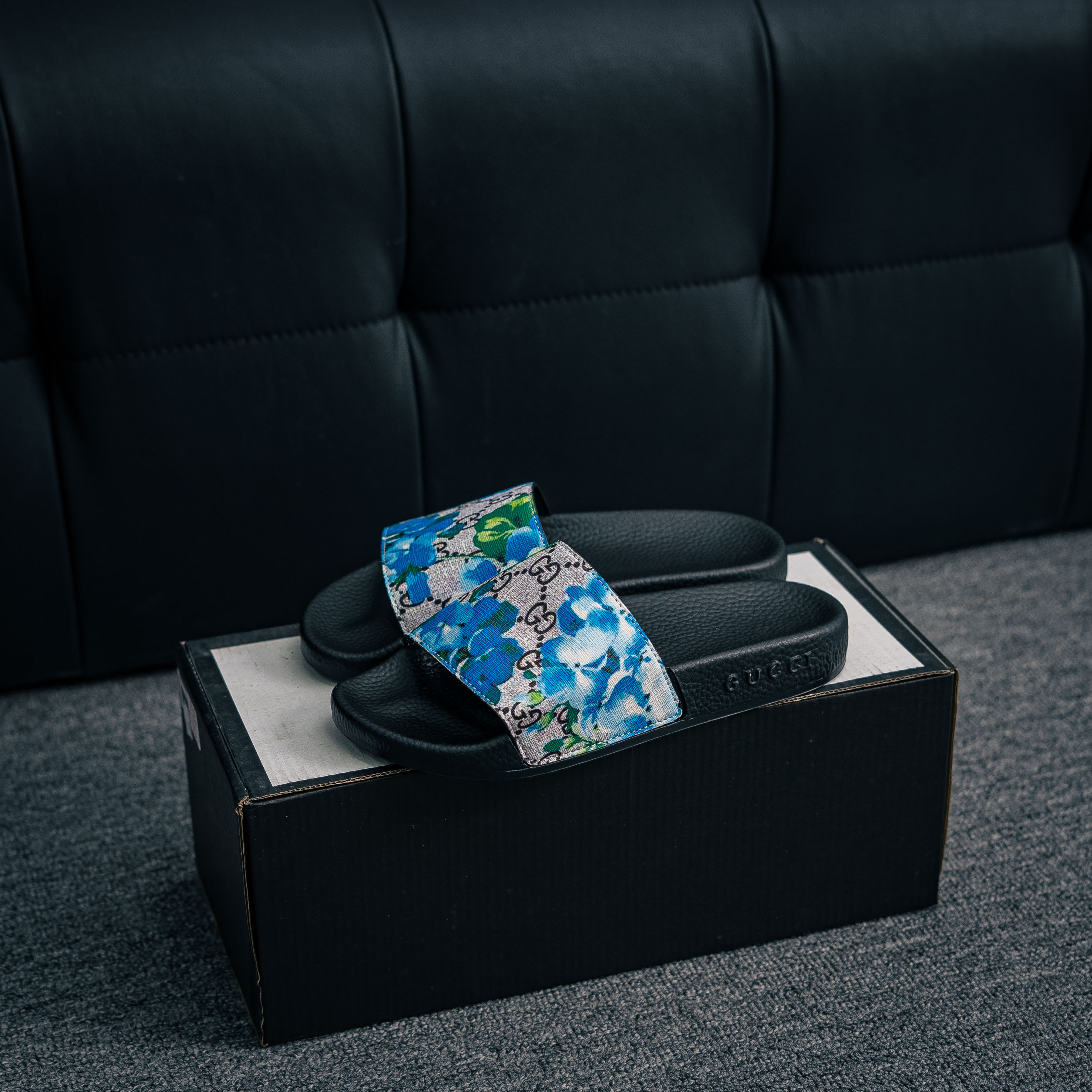 Gucci GG Supreme Bloom slides (1:1)_img_3