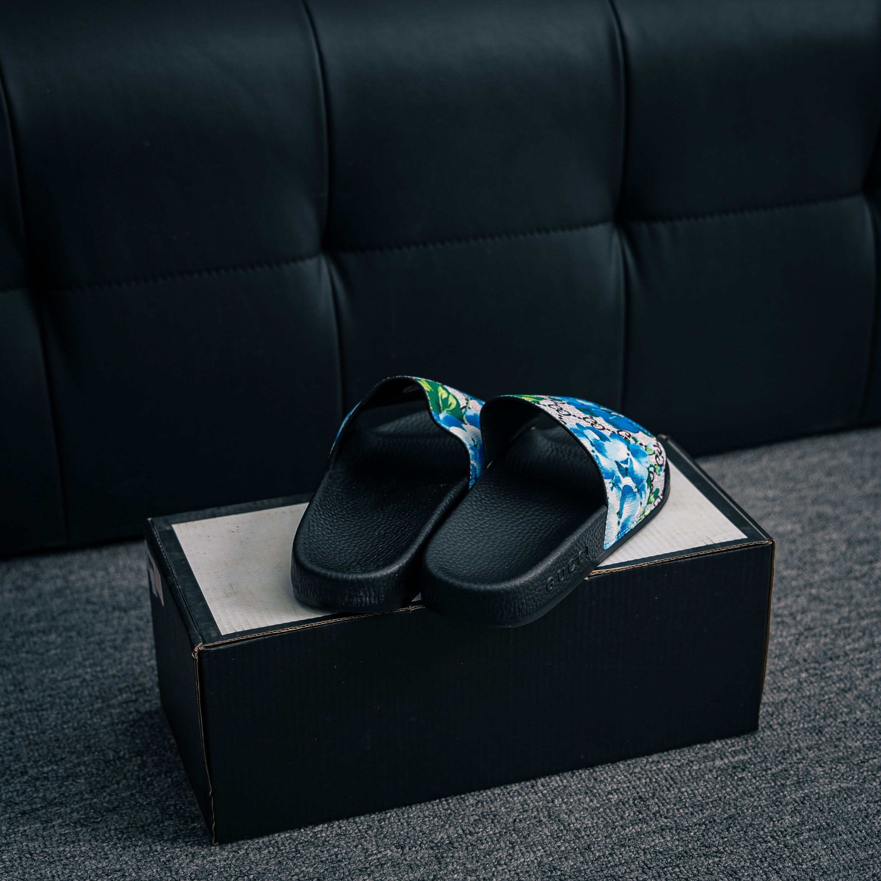 Gucci GG Supreme Bloom slides (1:1)_img_4