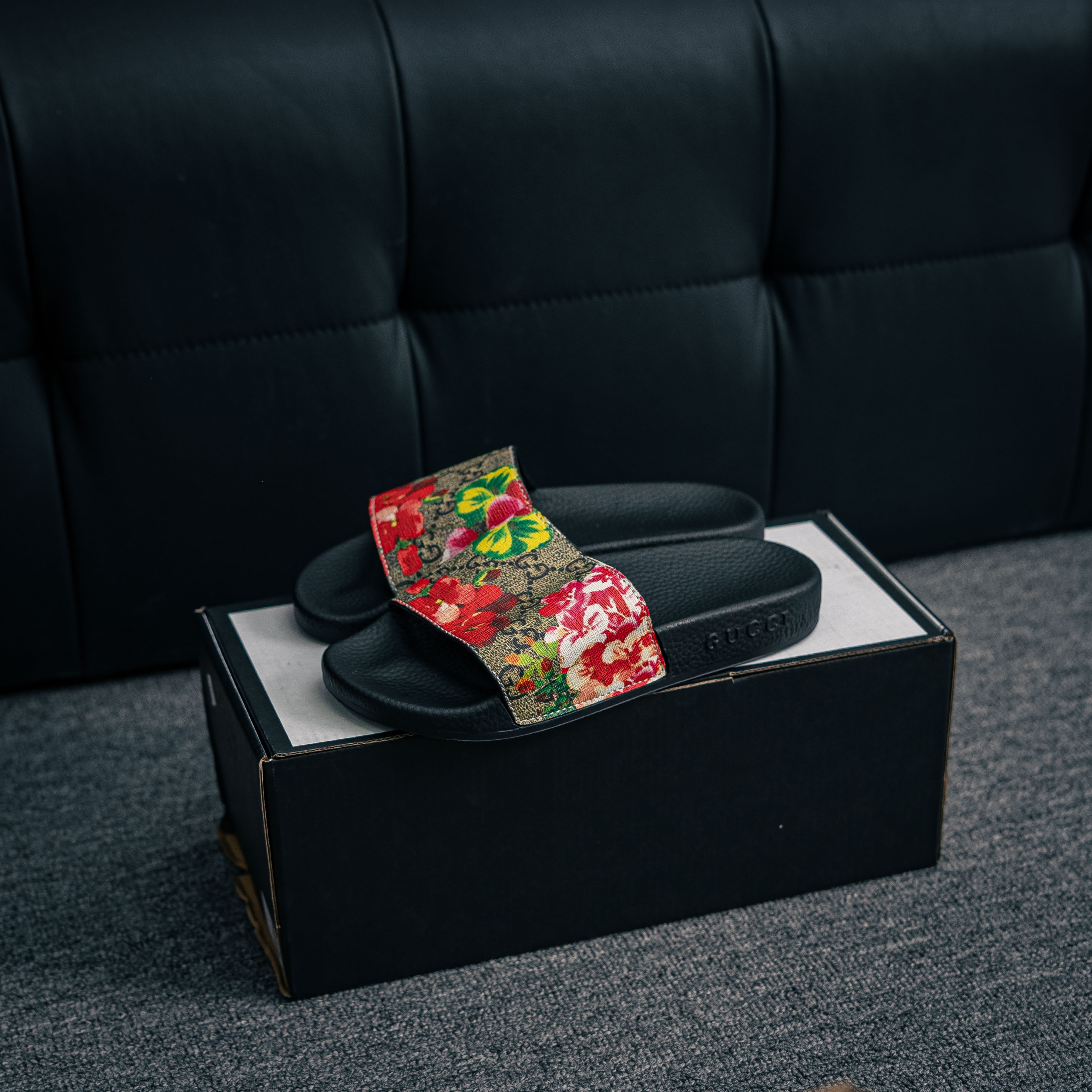 Gucci GG Supreme Bloom slides (1:1)_img_3