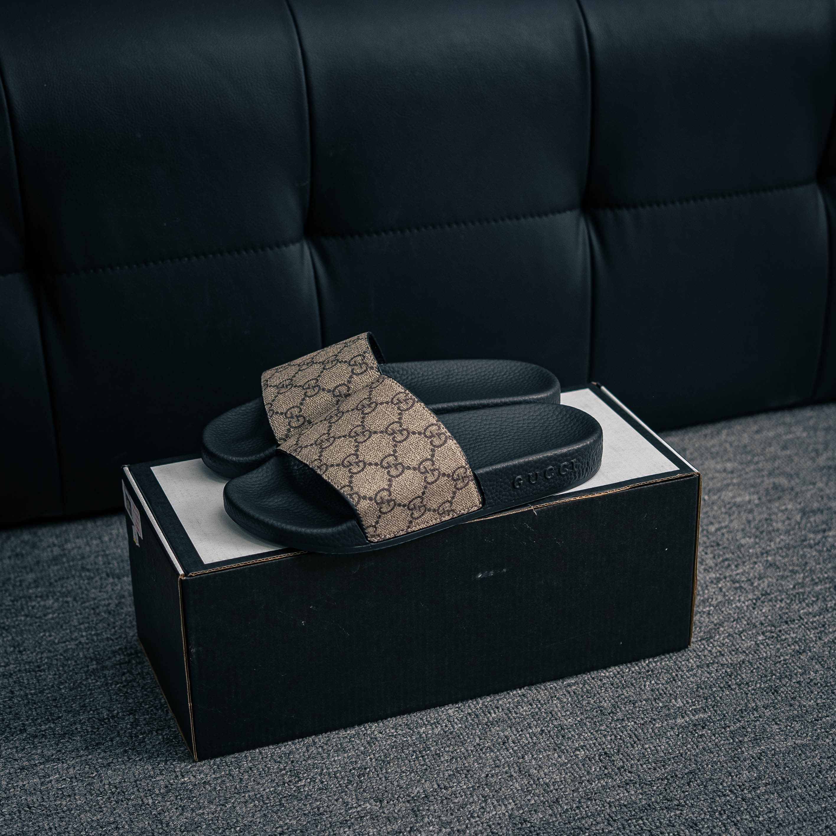 Gucci GG Supreme slides (1:1)_img_3