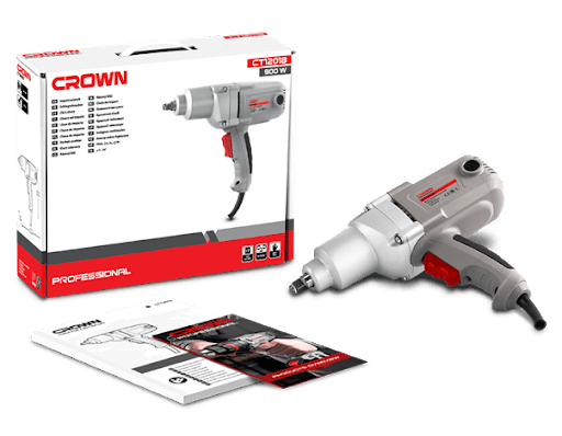 CROWN CT12018 Professional Impact Wrench, 320 Nm, 900W, 1/2" Square; CT12018_img_6