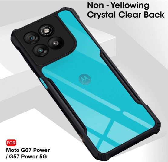 Motorola Moto G67 Power / G57 Power 5G | Camera Protection Module | Hard Back Cover Case_img_2