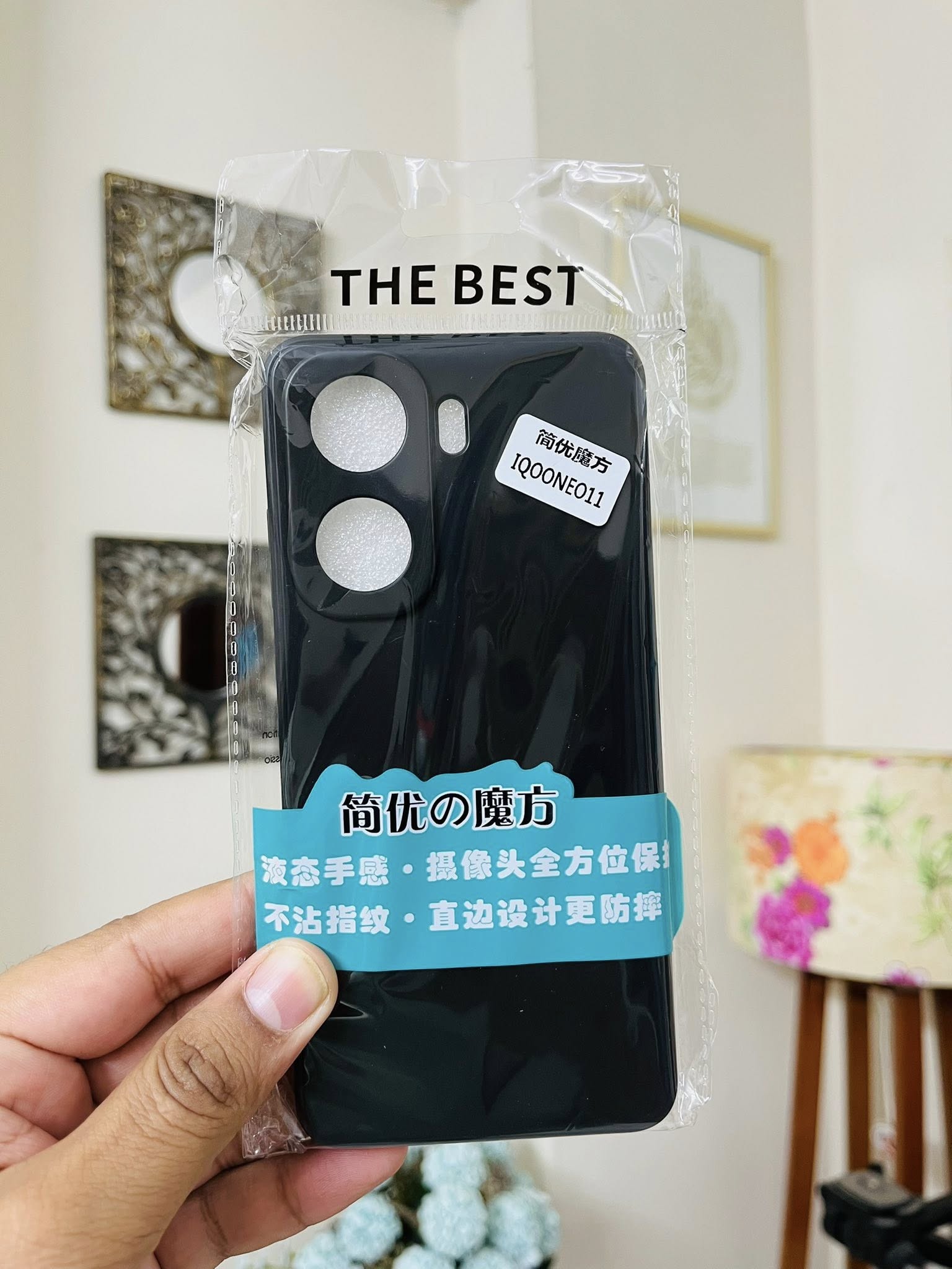 IQOO NEO 11 Back Cover Soft Silicone Phone Case Black Color_img_1