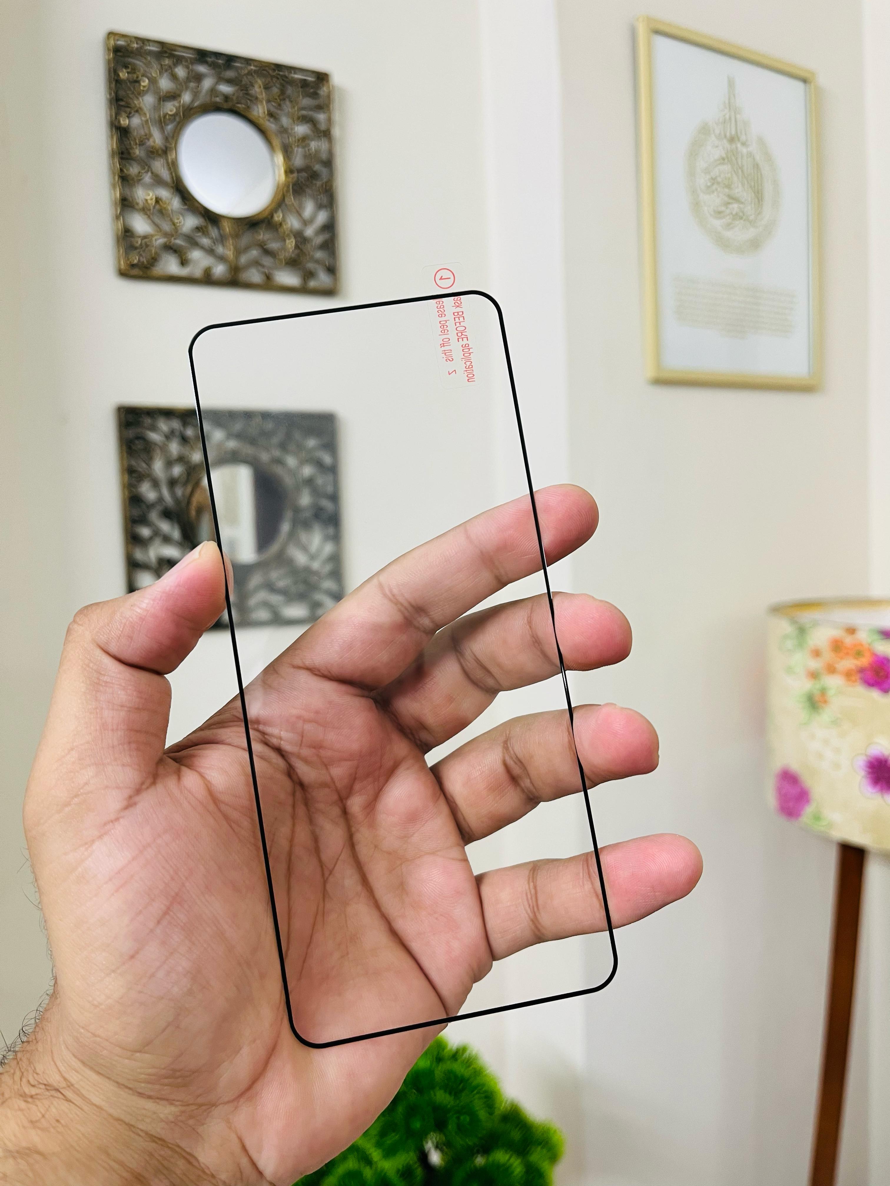 IQOO Z10x/IQoo Neo9/9Pro/IQOO Neo 10/Neo 10R/Neo 10Pro/Neo 7/IQOO Z9/Z9X/Iqoo Z9 Turbo/IQoo Z9 TurboPlus /Iqoo 13 Screen Protector Premium Quality With Fingerprint Supported IQoo 13/IQOO Z10x Full Glue Tempered Glass