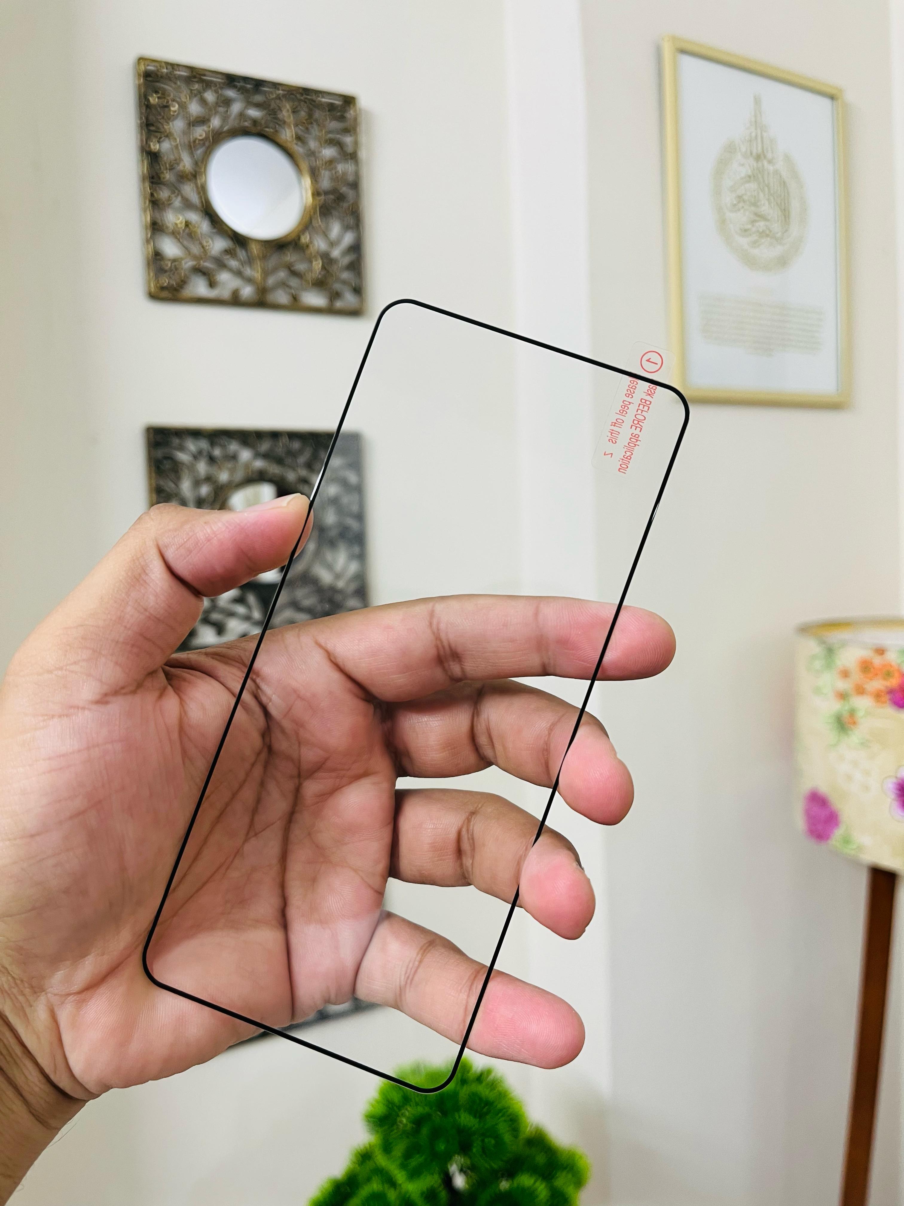 IQOO Z10x/IQoo Neo9/9Pro/IQOO Neo 10/Neo 10R/Neo 10Pro/Neo 7/IQOO Z9/Z9X/Iqoo Z9 Turbo/IQoo Z9 TurboPlus /Iqoo 13 Screen Protector Premium Quality With Fingerprint Supported IQoo 13/IQOO Z10x Full Glue Tempered Glass_img_1