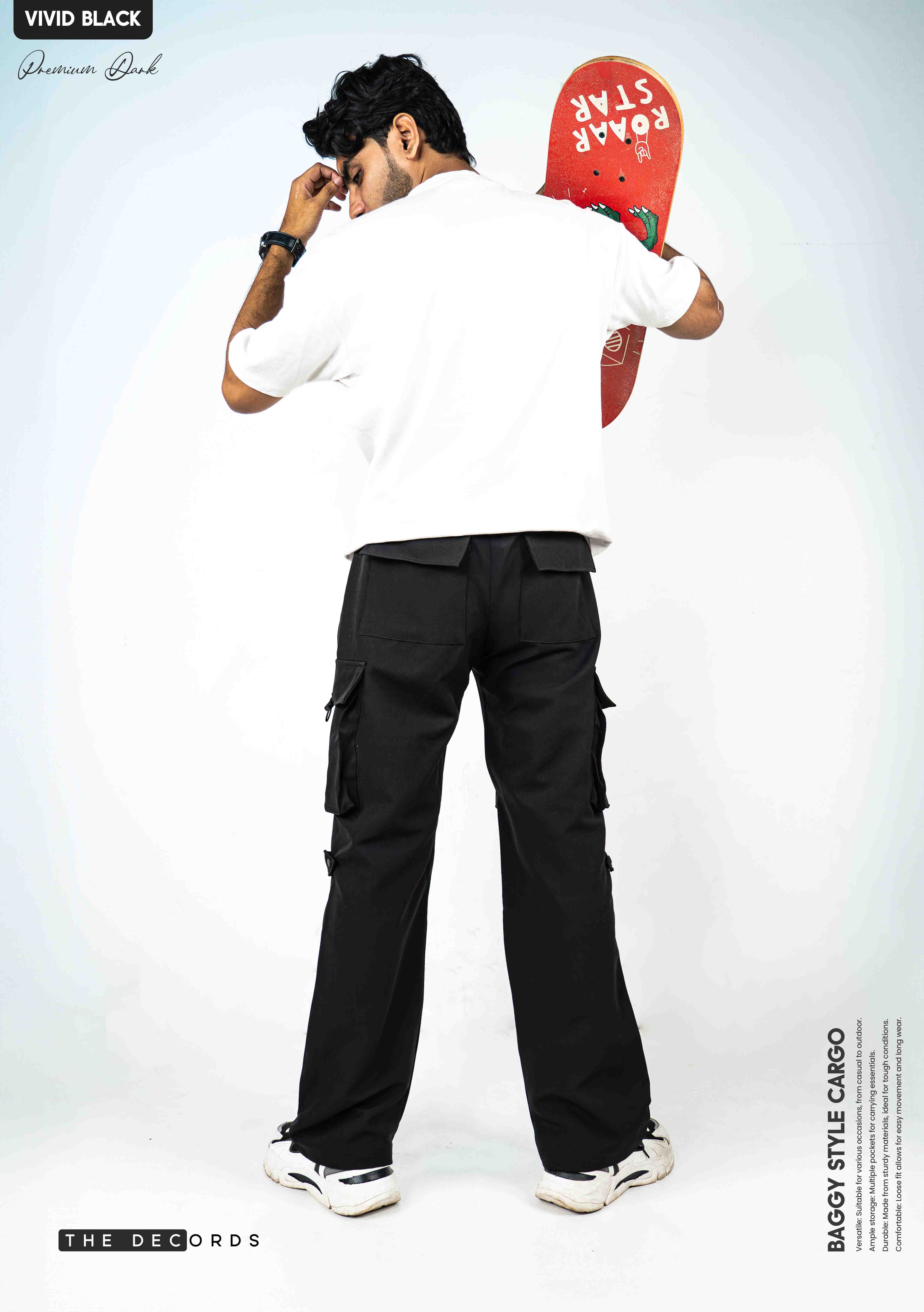 Premium Cargo pant (VIVID BLACK)_img_1