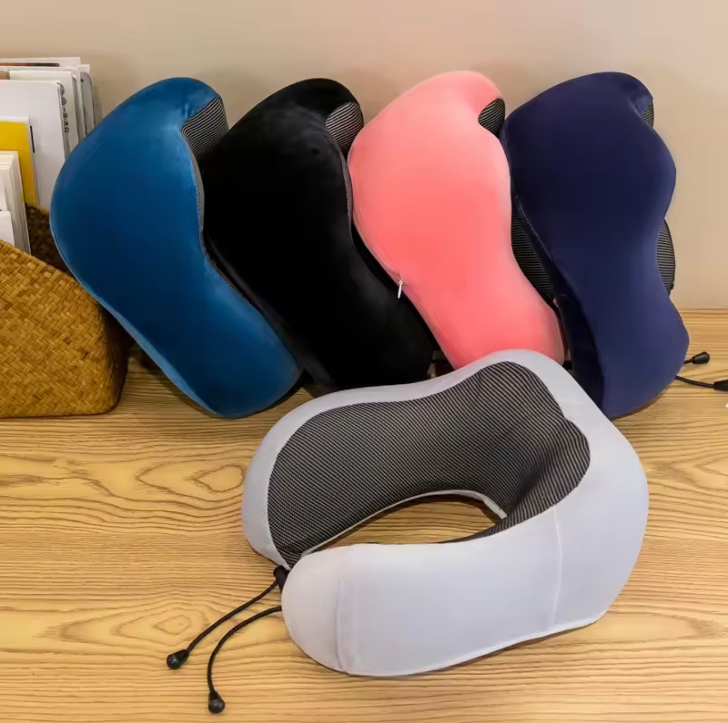 Soft U-shaped Memory Foam Neck Pillow Travel Pillow Massage Neck Pillow Sleeping Airplane Pillow Cervical Healthcare Bedding_img_5