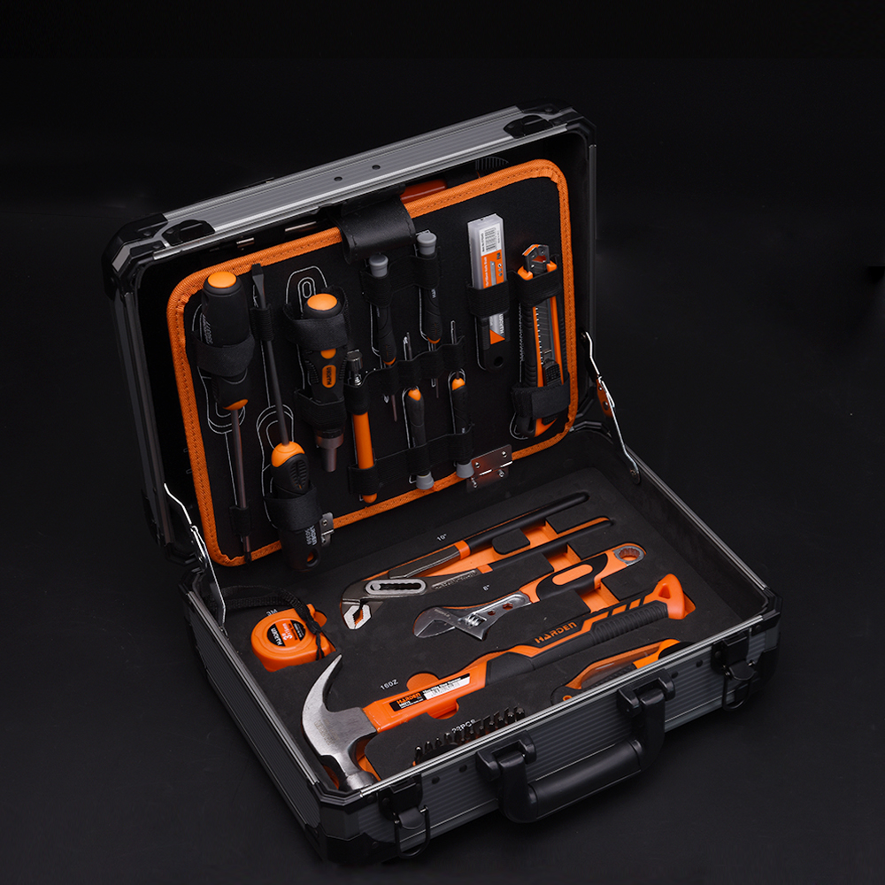 Harden 155pcs Professional Hand Tools Set In Aluminium Case Germany Design Electrical Hand Tool Set Household Tools Set 510703_img_2