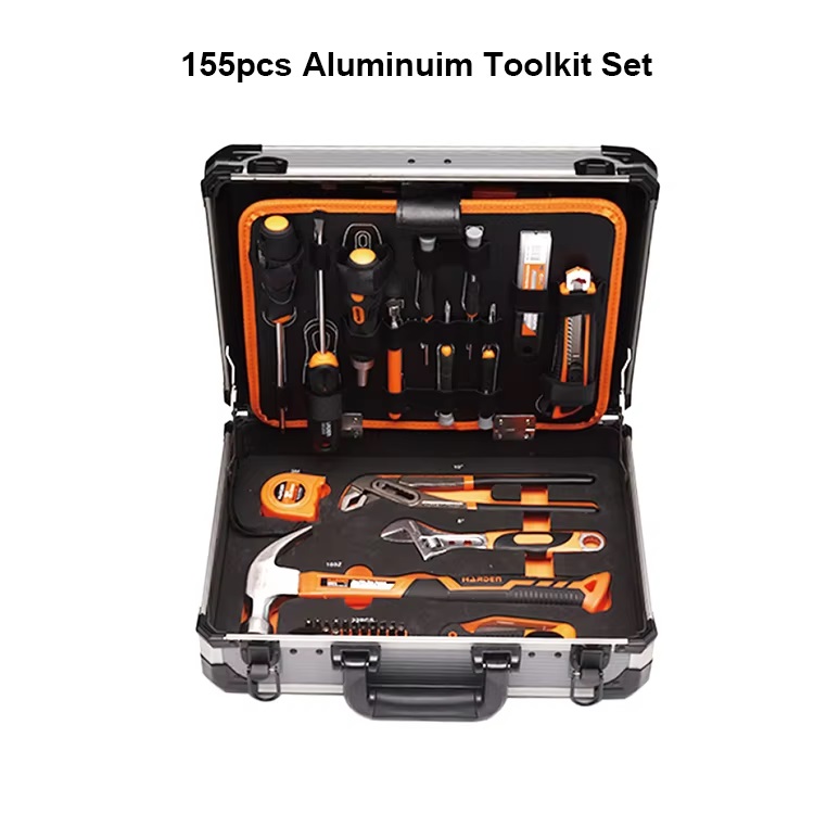 Harden 155pcs Professional Hand Tools Set In Aluminium Case Germany Design Electrical Hand Tool Set Household Tools Set 510703_img_4