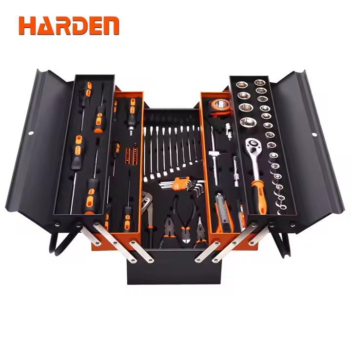 Harden 77Pcs Tools Set Hand Socket Security Household Auto Tools Kit Set 510777
