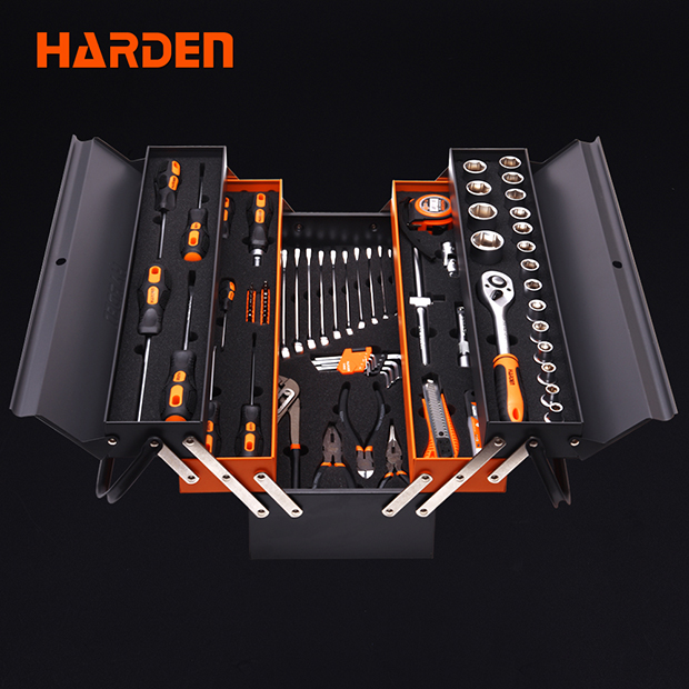 Harden 77Pcs Tools Set Hand Socket Security Household Auto Tools Kit Set 510777_img_1