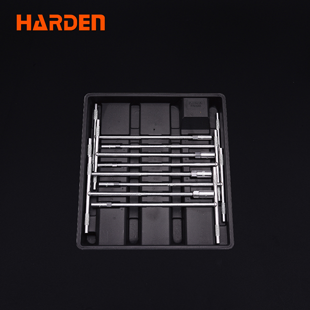 Harden 8pcs T - Handle Socket Wrench Set : ( 6, 7, 8, 9, 10, 12, 13, 14mm ) 520658