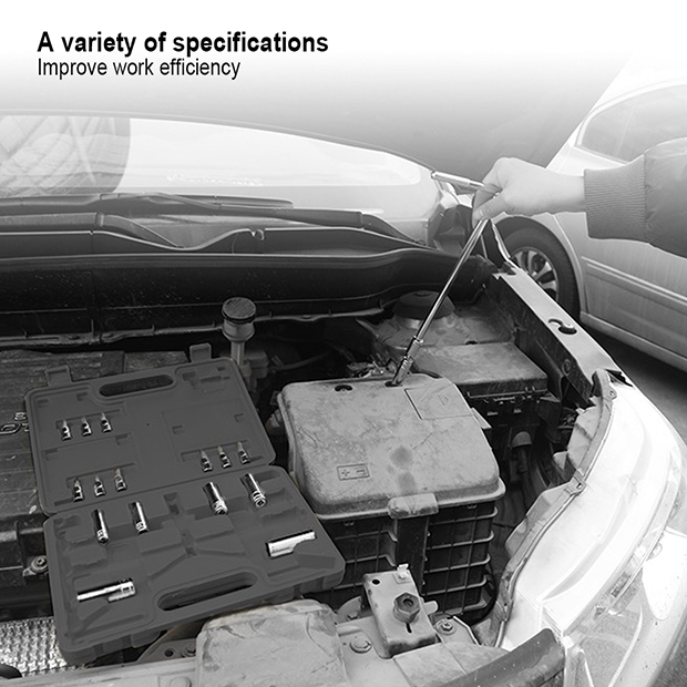 Harden 8pcs T - Handle Socket Wrench Set : ( 6, 7, 8, 9, 10, 12, 13, 14mm ) 520658_img_5