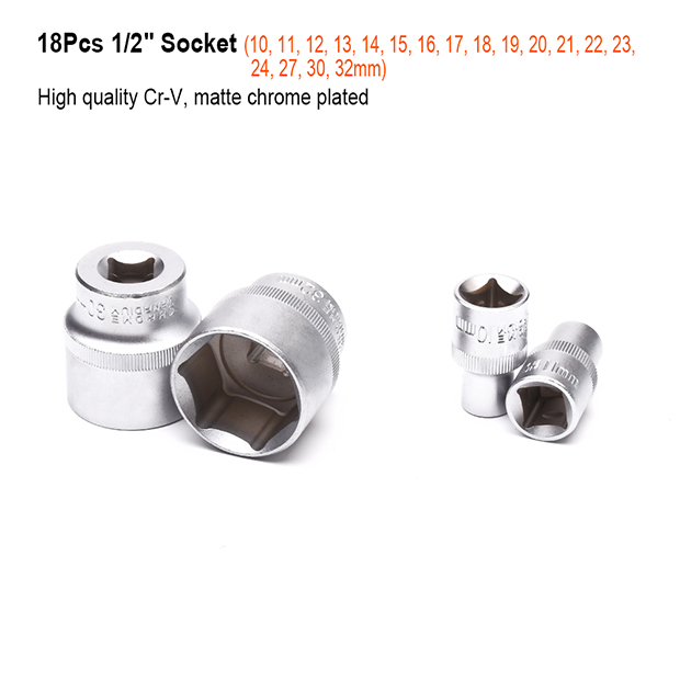 Harden 23pcs 1/2" Socket Set Tools Set 520633_img_4