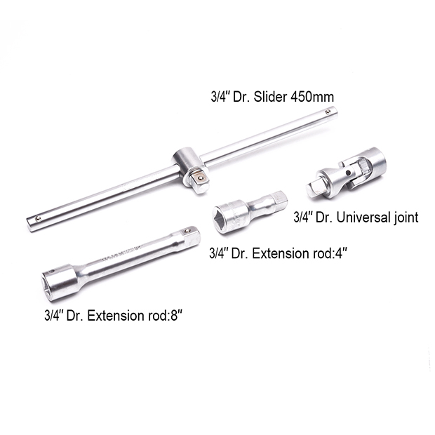Harden 27Pcs 3/4" Dr. Socket Set (Industrial) Professional Chrome Vanadium Car Repair Tools Dr. Sockets Auto Hand Tool Set 510827_img_3