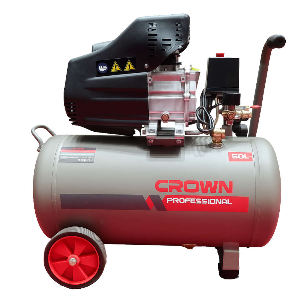 CROWN CT36135 50L Air Compressor, 2.5HP, 50L, 8bar; CT36135