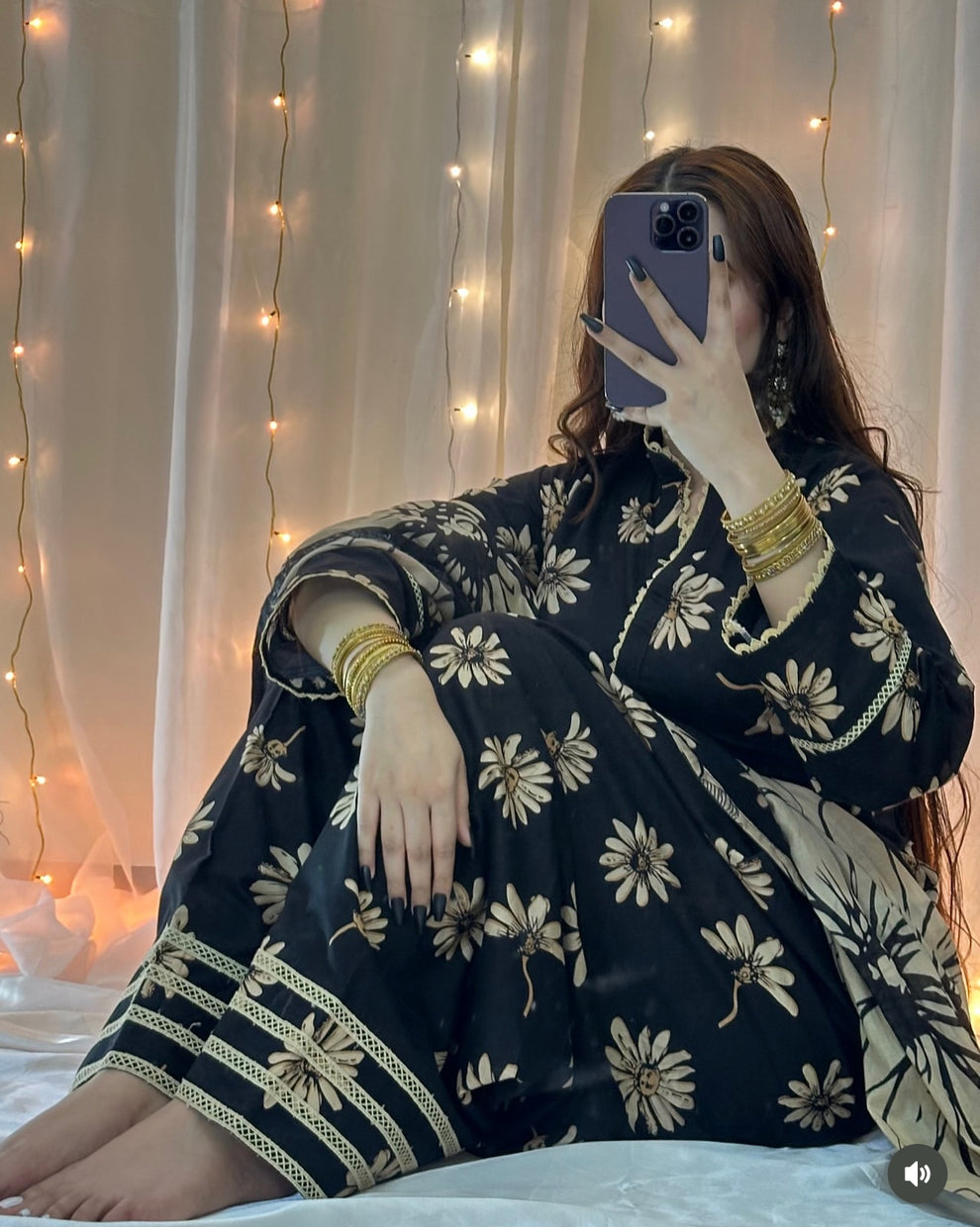 Trendy Farshi Shalwar With Matching Dupatta Three Piece Set_img_2