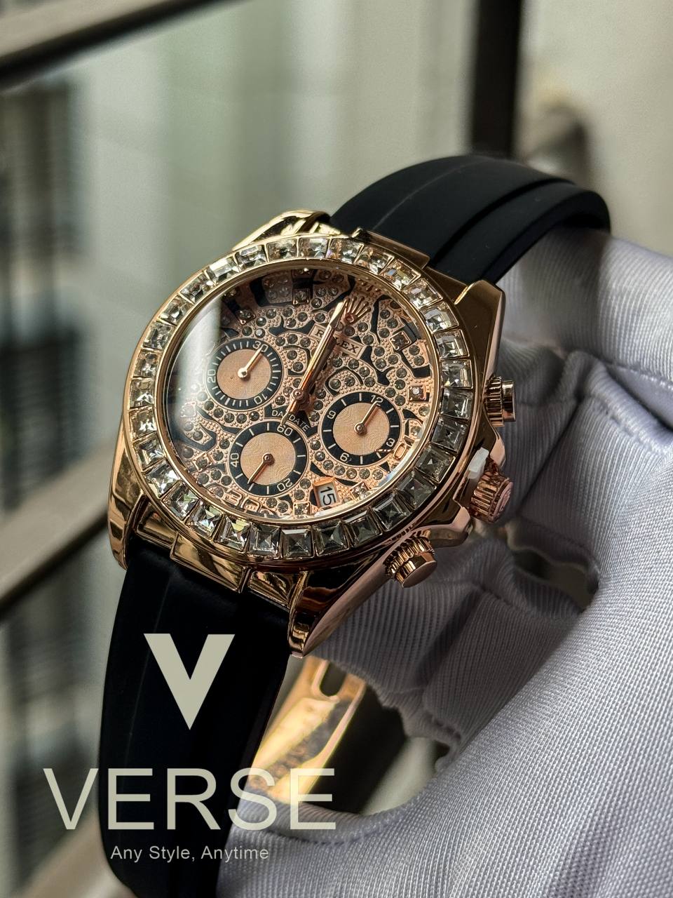 Rolex daytona tiger edition rosegold